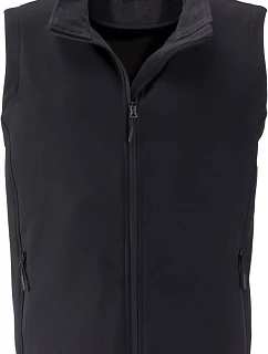 JN Pánská 2vrstvá promo softshellová vesta 02. black/black model 22530058 - Daiber