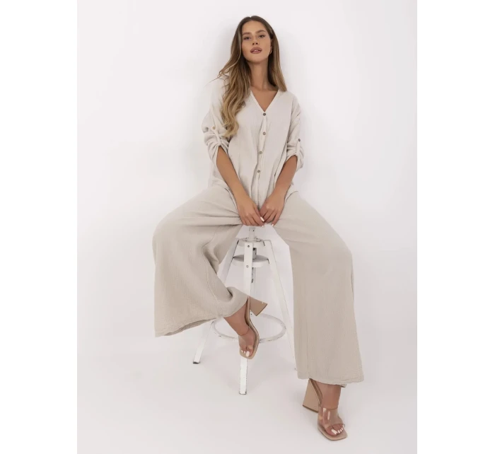 MI kalhoty SP 2563.84 béžová