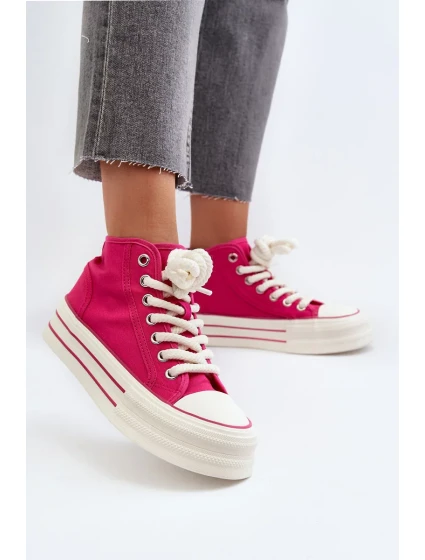 Dámské Tenisky na platformě Fuchsia Aineri Dámské Tenisky na platformě Fuchsia Aineri