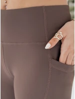 Dámské cyklistické šortky BIKELINE hnědé FashionStreet SY0419