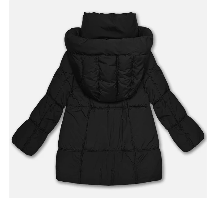 Černá péřová dámská oversize bunda S'West (B8539-1)