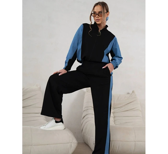 Tepláková souprava mikina na zip + široké kalhoty model 22049162 - Moon