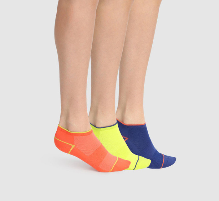 Dámské sportovní ponožky 3 páry DIM SPORT IN-SHOE X-TEMP 3x - DIM SPORT - tmavě modrá
