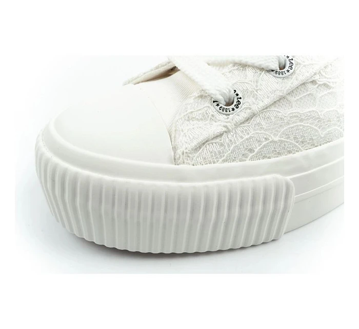 Lee dámské sportovní boty Isla trainers white platform lace-up dámské Lee dámské sportovní boty Isla trainers white platform lace-up dámské