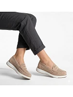 Dámská prolamovaná obuv nude model 22078937 - LEONE Dámská prolamovaná obuv nude model 22078937 - LEONE