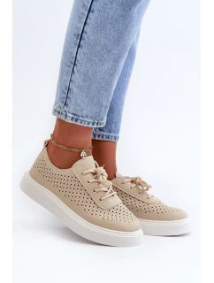 Průchozí Tenisky Na Platformě Beige Tanvi