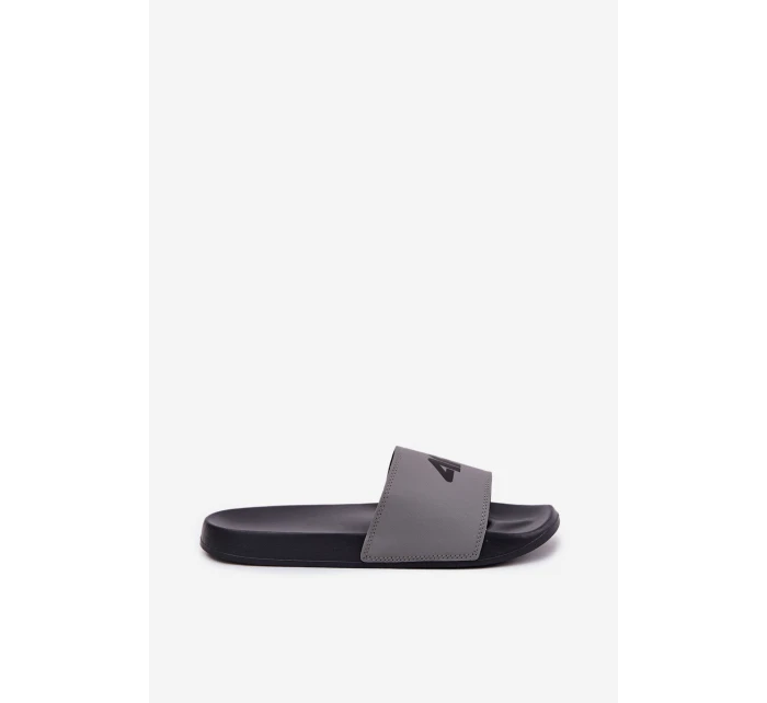 Pánské Pantofle 4F 4FRMM00FSLIM011-25S Šedé