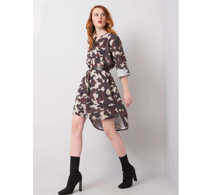 Sukienka DHJ SK model 21764468 beżowy - FPrice