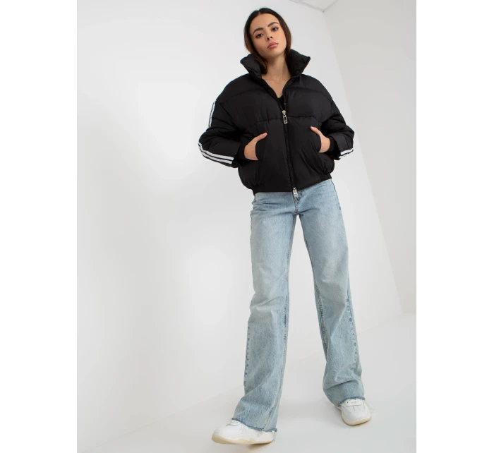 Dámská bunda EM KR MB8869 plášť 1.00P černá - FPrice