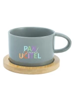 Personalizovaný keramický hrníček Makronka pro paní učitelku/pana učitele 