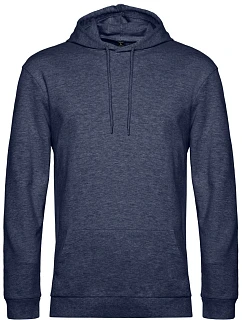 B&C #Hoodie Pánská mikina s kapucí 01.U03W heather navy