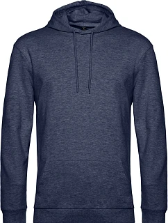 B&C #Hoodie Pánská mikina s kapucí 01.U03W heather navy