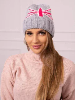 Dámská čepice  světle šedá model 18752285 - K-Fashion