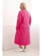 Dámská Plus Size s výšivkou růžová model 21282639 - K-Fashion