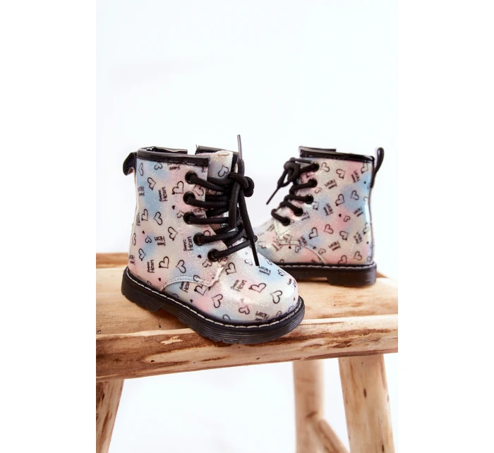Dětské třpytivé boty s vzory model 21597323 - Boto