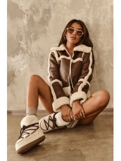 Dámské zateplené sněhule Bežové model 21637486 - Boto