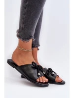 Dámské sandály z ekokože Big Star model 21653772 Černé - Big Star Shoes Dámské sandály z ekokože Big Star model 21653772 Černé - Big Star Shoes