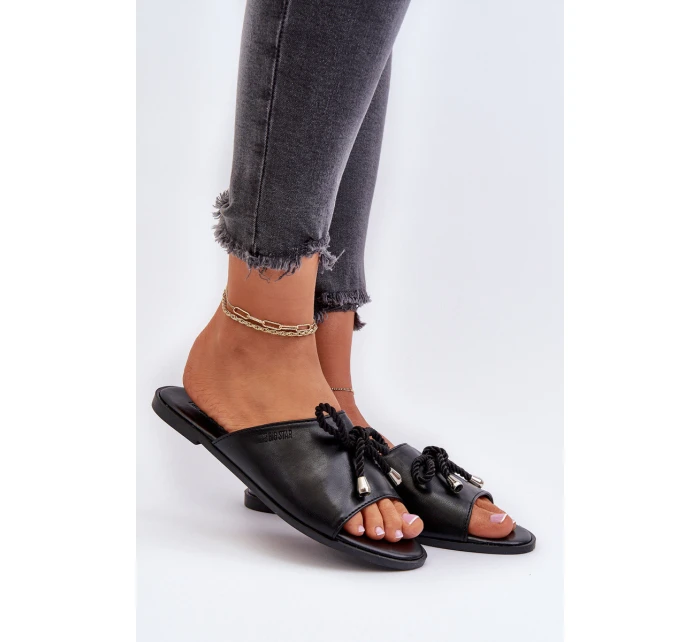 Dámské sandály z ekokože Big Star model 21653772 Černé - Big Star Shoes Dámské sandály z ekokože Big Star model 21653772 Černé - Big Star Shoes