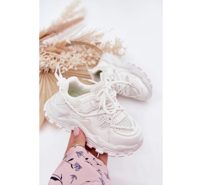 Sportovní Boty Sneakers Dětské Bílé model 21700421 - Boto Sportovní Boty Sneakers Dětské Bílé model 21700421 - Boto