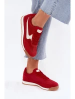 Dámské Sportovní Boty Tenisky Červené Zerina