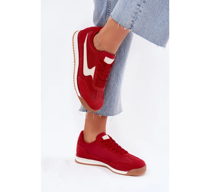 Dámské Sportovní Boty Tenisky Červené Zerina