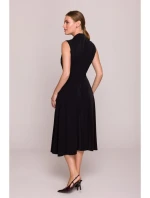 Košilové šaty ve střihu černé model 21154756 - STYLOVE