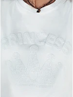 Dámské tričko PRINCY bílé FashionStreet RY2391