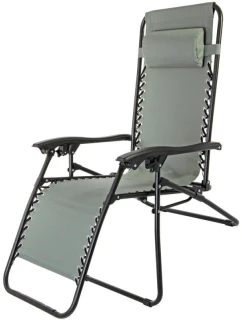 SKLÁDACÍ MULTIFUNKČNÍ ZAHRADNÍ LEHÁTKO S OPĚRKOU HLAVY BLISS GREY