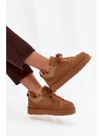 Dámské tenisky s podšívkou Camel model 21718502 - Boto Dámské tenisky s podšívkou Camel model 21718502 - Boto