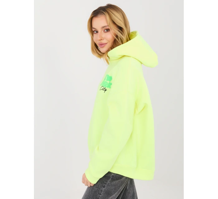 Mikina MJ BL H2587.82 fluo žlutá Mikina MJ BL H2587.82 fluo žlutá