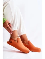 Módní gumové dřeváky oranžový Meriko