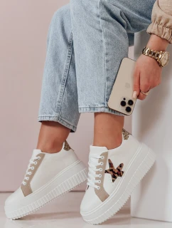 Dámské tenisky na platformě STARPAN beige FashionStreet ZY0869