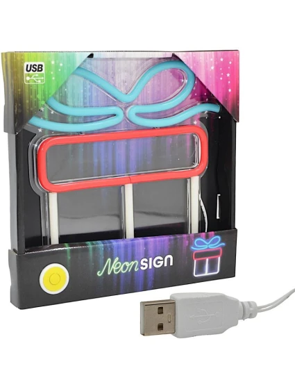 FIGURKA NEONOVÁ LAMPA DÁREK FIGURKA NEONOVÁ LAMPA DÁREK