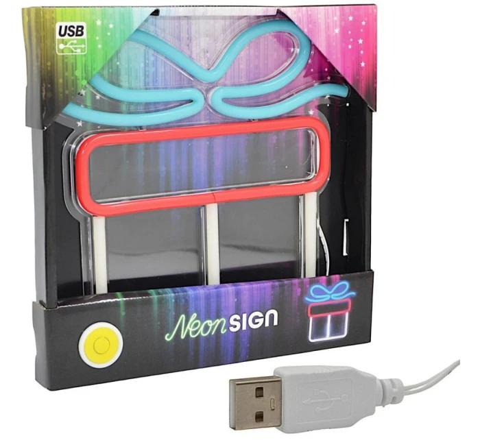 FIGURKA NEONOVÁ LAMPA DÁREK FIGURKA NEONOVÁ LAMPA DÁREK