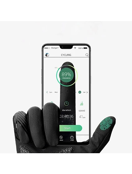 Cyklistické rukavice Rockbros  velikost: černé model 22083564 - Hikvision