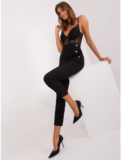 Spodnie TW SP model 21791016 czarny - FPrice Spodnie TW SP model 21791016 czarny - FPrice