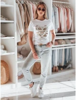 Dámské tričko se srdcem MARISS bílé FashionStreet RY2739