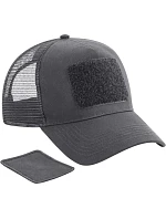 Beechfield B 641 5 panelová kšiltovka "Removable Patch Trucker" 53.0641 graphite grey