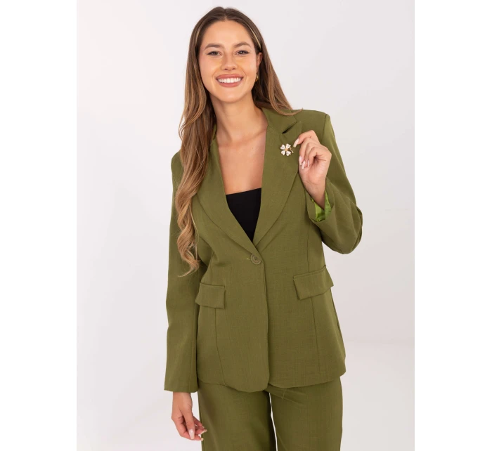 Marynarka IT MA model 21320048 oliwkowy - FPrice