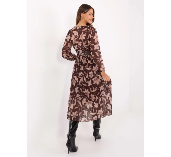Sukienka IT SK brązowy model 21494236 - FPrice Sukienka IT SK brązowy model 21494236 - FPrice