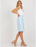 Sukně LK SD 506633.11 světle modrá Sukně LK SD 506633.11 světle modrá