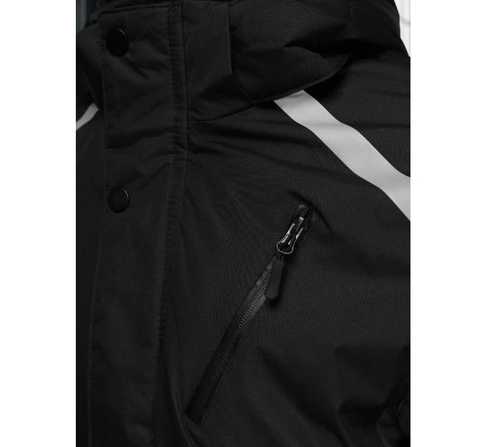 Pánská lyžařská bunda černá Dstreet TX5127