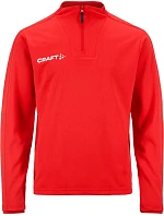 Craft Teamwear Evolve 2.0 Half Zip Jr Dětská tréninková bunda s 1/4 zipem 82.4764 bright red Craft Teamwear Evolve 2.0 Half Zip Jr Dětská tréninková bunda s 1/4 zipem 82.4764 bright red