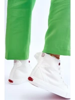 Dámské klasické vysoké tenisky Cross Jeans LL2R4086C Bílé Dámské klasické vysoké tenisky Cross Jeans LL2R4086C Bílé