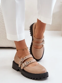 Dámské Polobotky S Pásky Eko Kůže model 21671057 - Boto