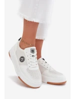 Dámské Tenisky Na Platformě Big Star RR274572 HI-POLY SYSTEM Bílé Dámské Tenisky Na Platformě Big Star RR274572 HI-POLY SYSTEM Bílé