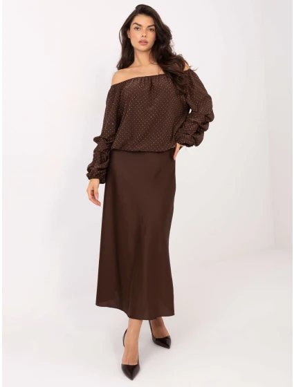 Bluzka MI BZ model 21795584 brązowy - FPrice Bluzka MI BZ model 21795584 brązowy - FPrice