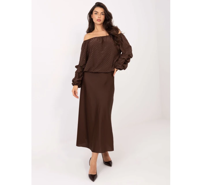 Bluzka MI BZ model 21795584 brązowy - FPrice Bluzka MI BZ model 21795584 brązowy - FPrice