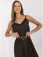 Sukienka MI SK model 21142175 ciemny brązowy - FPrice