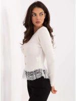 Sweter PM SW model 21365536 ecru - FPrice